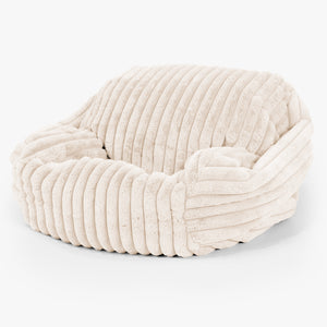 Sabine Sitzsack Sessel - Ultra Plüsch Cord Creme