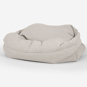 Sabine Sitzsack Sofa - Bouclé Elfenbein