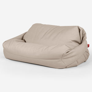 Sabine Sitzsack Sofa - Veganes Leder Elfenbein
