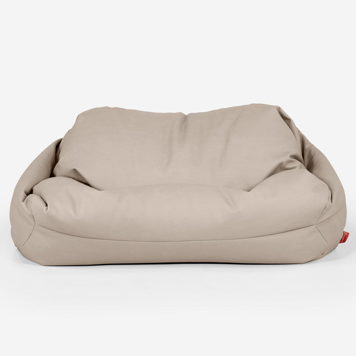 Sabine Sitzsack Sofa - Veganes Leder Elfenbein 02