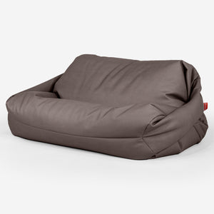Sabine Sitzsack Sofa - Veganes Leder Schoko