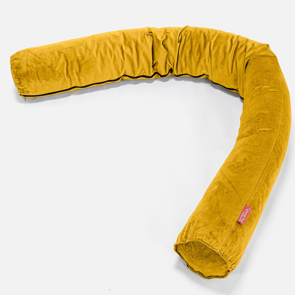 Seitenschläferkissen, CloudSac Latexflocken-Mischung - Samt Gold 01