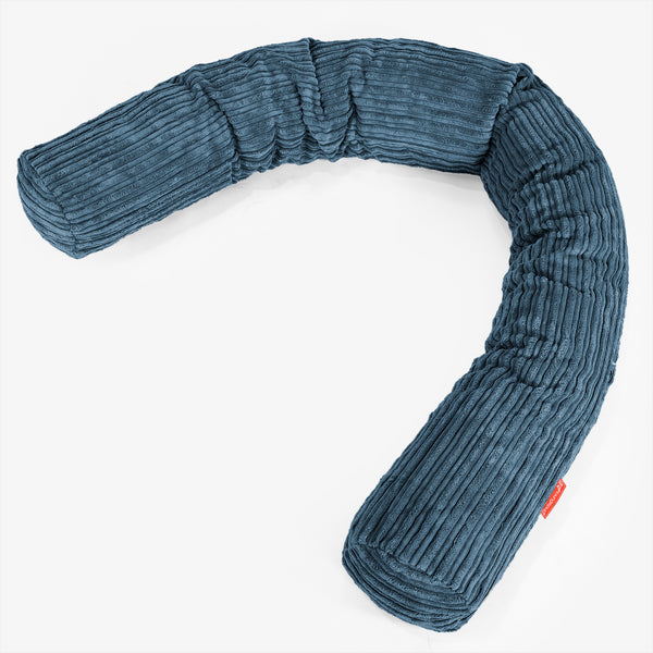 Seitenschläferkissen, CloudSac Latexflocken-Mischung - Cord Marineblau 01