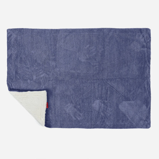 Sherpa-Decke - Pom-Pom Lila 03