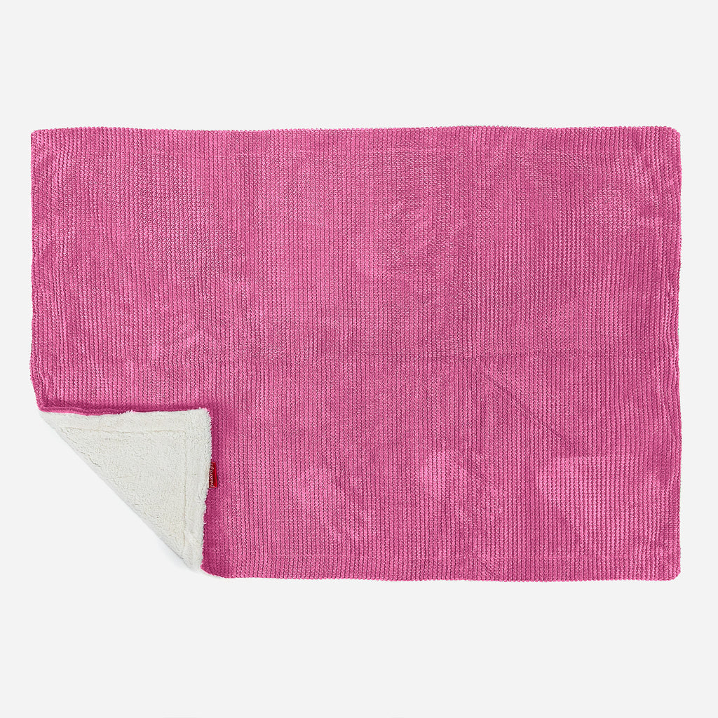 Sherpa-Decke - Pom-Pom Pink 03