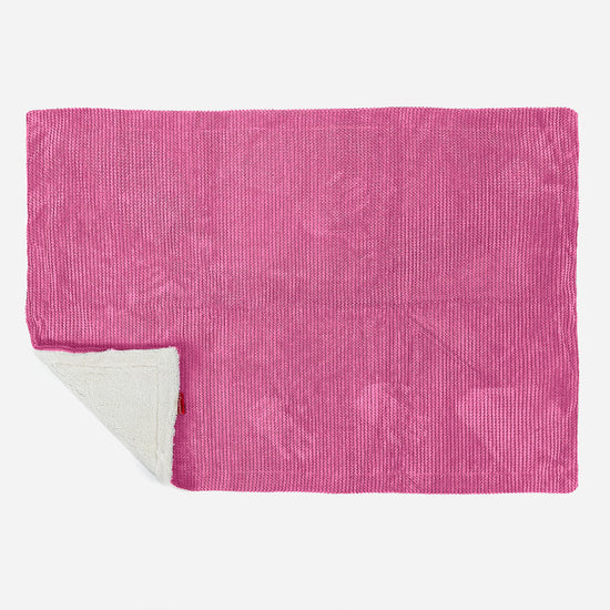 Sherpa-Decke - Pom-Pom Pink 03