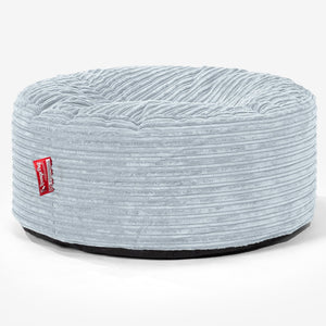 Sitzhocker Pouf - Cord Baby Blau