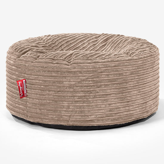 Sitzhocker Pouf - Cord Sand 01