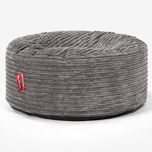 Sitzhocker Pouf - Cord Graphitgrau