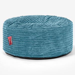 Sitzhocker Pouf - Cord Türkis