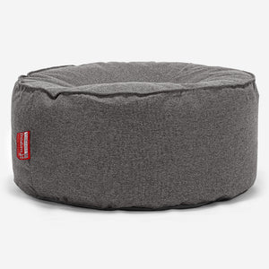 Sitzhocker Pouf - Interalli Wolle Grau