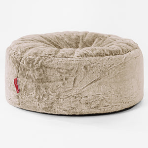 Sitzhocker Pouf - Kaninchen Kunstfell Goldbraun