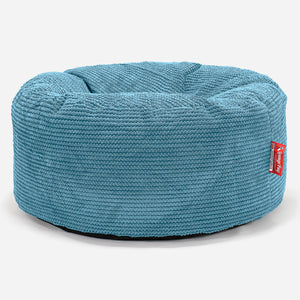 Sitzhocker Pouf - Pom-Pom Türkis