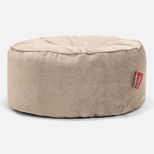 Sitzhocker Pouf - Samt Nerzfarben