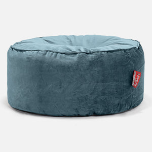 Sitzhocker Pouf - Samt Türkis