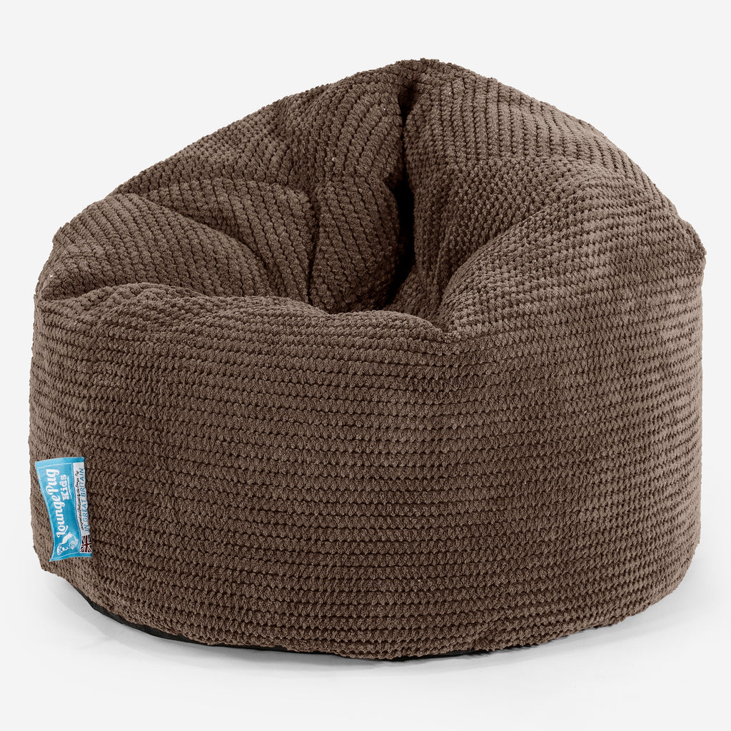 Sitzsack Kinder 2-6 jahren - Pom-Pom Schoko 01