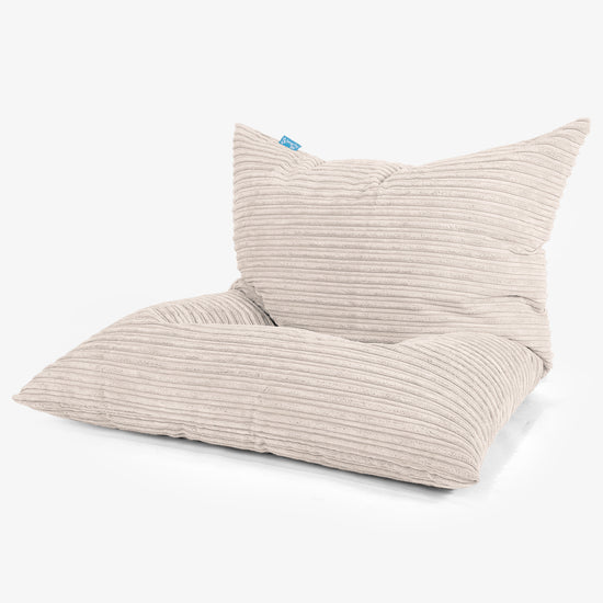 Sitzsack Kinder XL 2-14 jahren - Cord Creme 01