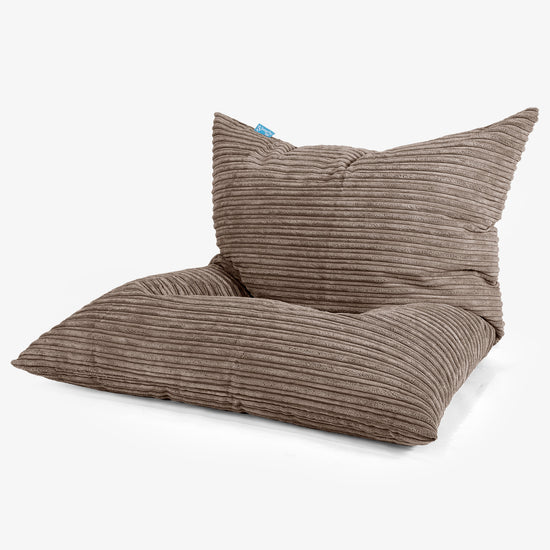 Sitzsack Kinder XL 2-14 jahren - Cord Mocca 01