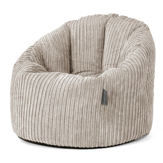 Sitzsack Kuschel Lounge Sessel - Cord Nerzfarben 01
