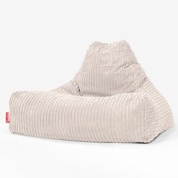 Sitzsack Lounge Sessel - Cord Creme 01