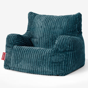 Josephine Sitzsack Ohrensessel - Cord Blaugrün