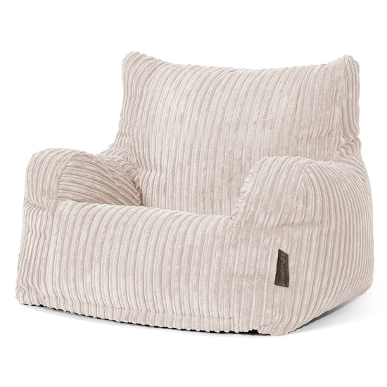 Josephine Sitzsack Ohrensessel - Cord Elfenbein 01