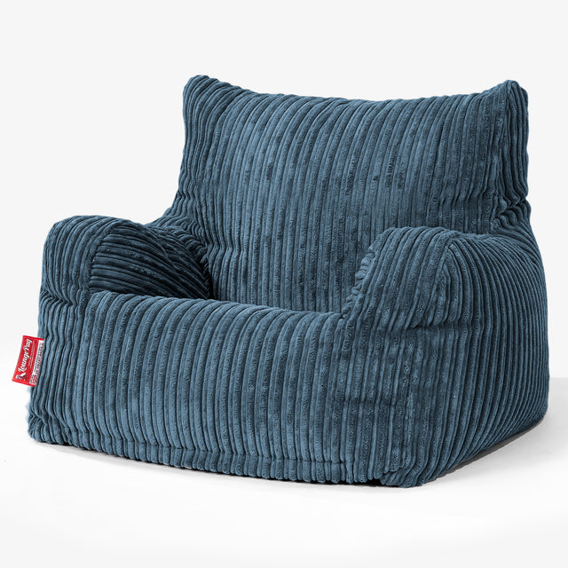 Josephine Sitzsack Ohrensessel - Cord Marineblau 01