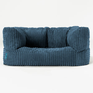 Kindersofa Albert 2-6 jahren - Cord Marineblau