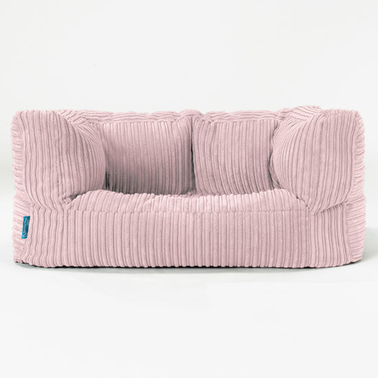 Kindersofa Albert 2-6 jahren - Cord Rosa_01