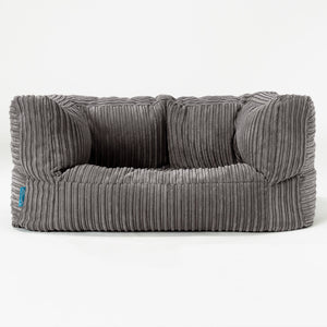 Kindersofa Albert 2-6 jahren - Cord Graphitgrau