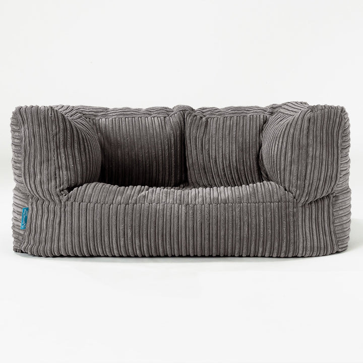 Kindersofa Albert 2-6 jahren - Cord Graphitgrau_01
