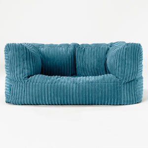 Kindersofa Albert 2-6 jahren - Cord Türkis