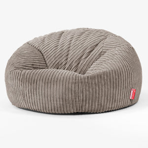 Sitzsack Sofa - Cord Beigegrau