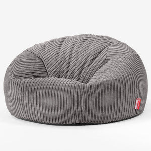 Sitzsack Sofa - Cord Graphitgrau