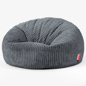Sitzsack Sofa - Cord Schiefergrau