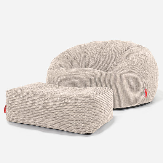 Sitzsack Sofa - Pom-Pom Creme 02