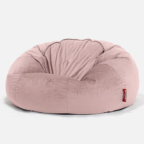 Sitzsack Sofa - Samt Pink 01