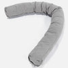 Seitenschläferkissen XXL - Stonewashed-stoff Pewter 01