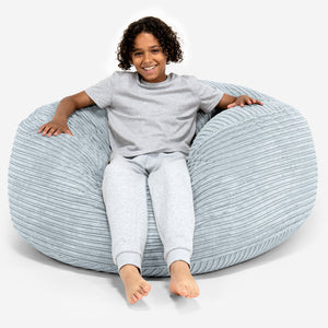 Super Bequemer Riesen Kindersitzsack 6-14 Jahre - Cord Baby Blau