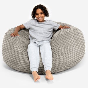 Super Bequemer Riesen Kindersitzsack 6-14 Jahre - Cord Nerzfarben