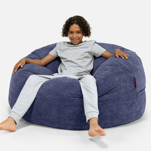 Super Bequemer Riesen Kindersitzsack 6-14 Jahre - Pom-Pom Lila
