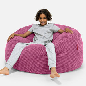 Super Bequemer Riesen Kindersitzsack 6-14 Jahre - Pom-Pom Pink
