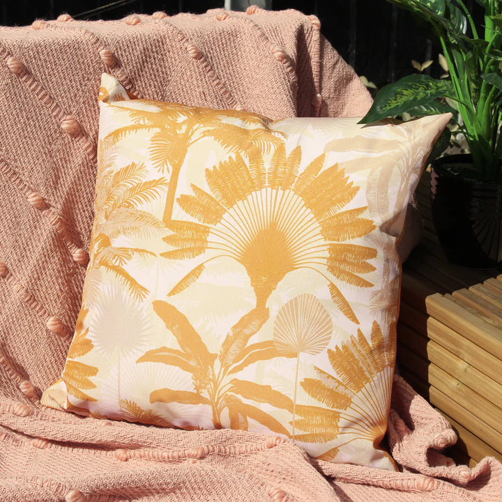 Outdoor Dekokissen / Sofa Kissenbezug 43 x 43cm - Palmen-Druck 04