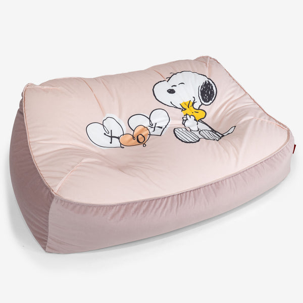 Snoopy Das Slouchy Sitzsack Sofa - Küsschen 01