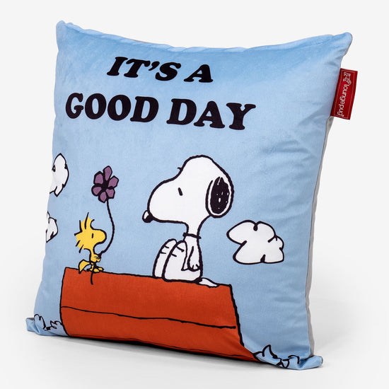 Snoopy Dekokissen / Sofa Kissenbezug 47 x 47cm - Schöner Tag 03