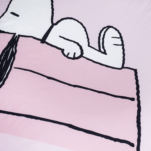 Snoopy Flexiforma Kinder Sitzsackstuhl für Kleinkinder 1-3 Jahre - Haus Fabric Close-up Image