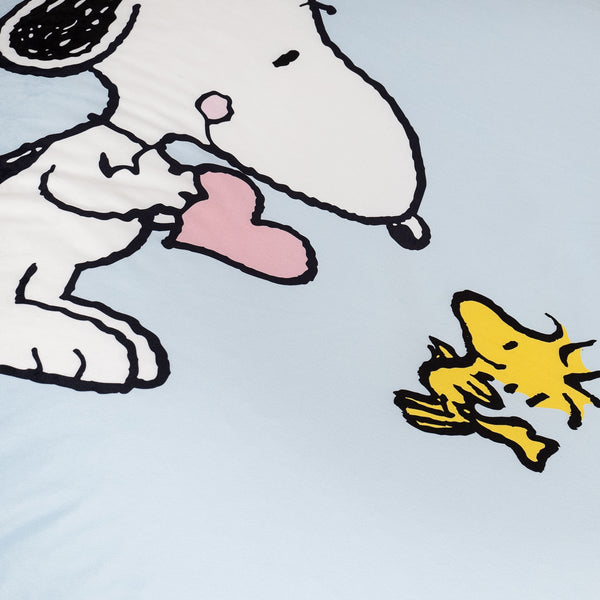 Snoopy Junior Flexiforma Kinder Sitzsackstuhl 2-14 Jahre - Knuddeln Fabric Close-up Image