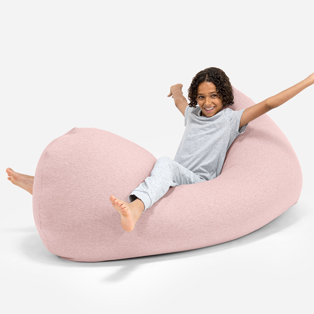 Grande XL Sitzsack - Elastische Baumwolle Baby Pink 05