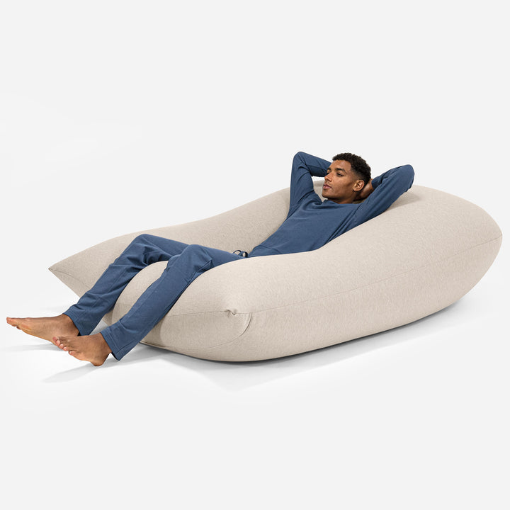 Venti XXL Riesen Sitzsack - Elastische Baumwolle Nerzfarben 02